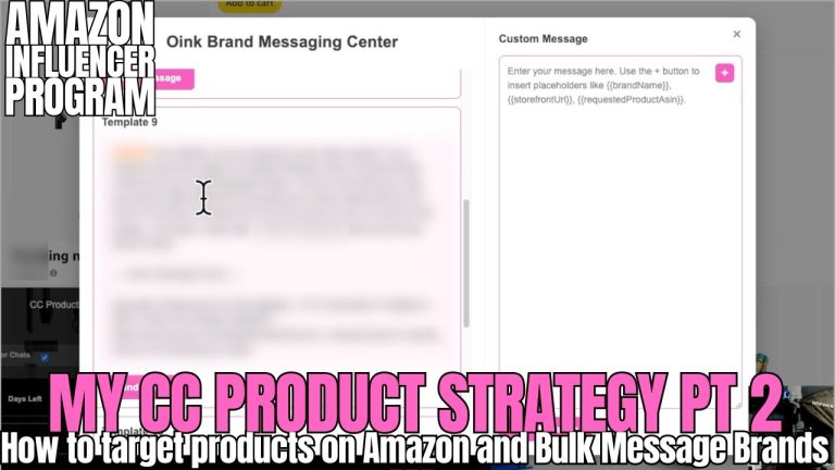 Creator Connections Strategy Part 2: Research and Message CC Products and Brands from Amazon