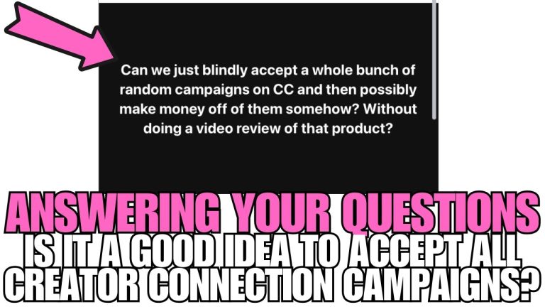Should You Accept All Creator Connections Campaigns? Why Blind Acceptance Is a Bad Idea
