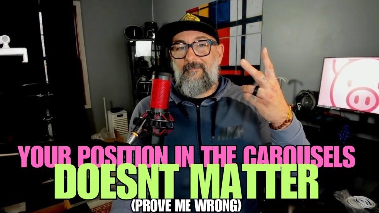 Why Your Position in the Carousels Does Not Matter