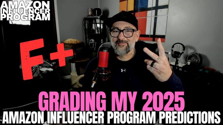 Grading My 2025 Amazon Influencer Program Predictions
