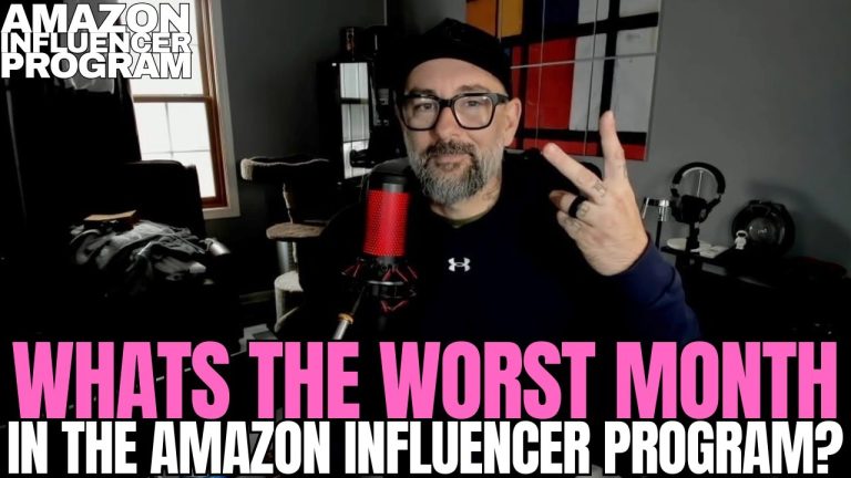 What Month Is Actually the Worst in the Amazon Influencer Program?