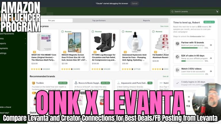 Oink x Levanta: Compare Which Commission Rates Are Better and FB Group Posting