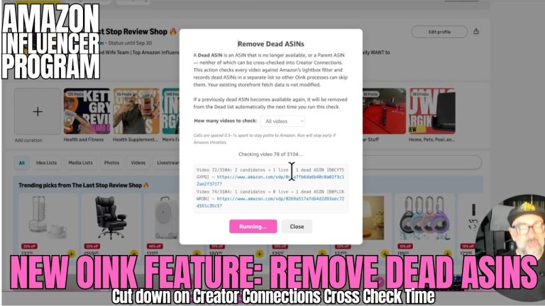 New OINK Feature: Remove Dead ASINs