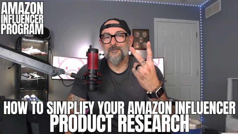 How to Simplify Your Product Research as an Amazon Influencer