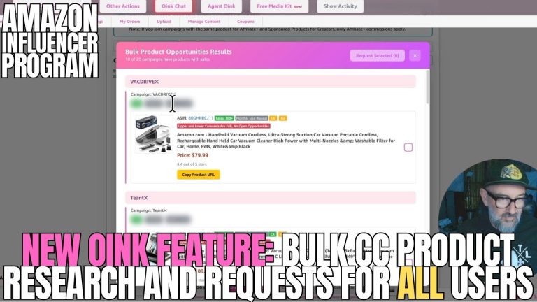 New Oink Feature: Bulk Creator Connections Research and Requests for Every User