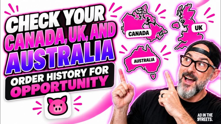 Amazon Influencers in Canada, the UK and Australia: Check Order History Gaps on Your Own Storefront