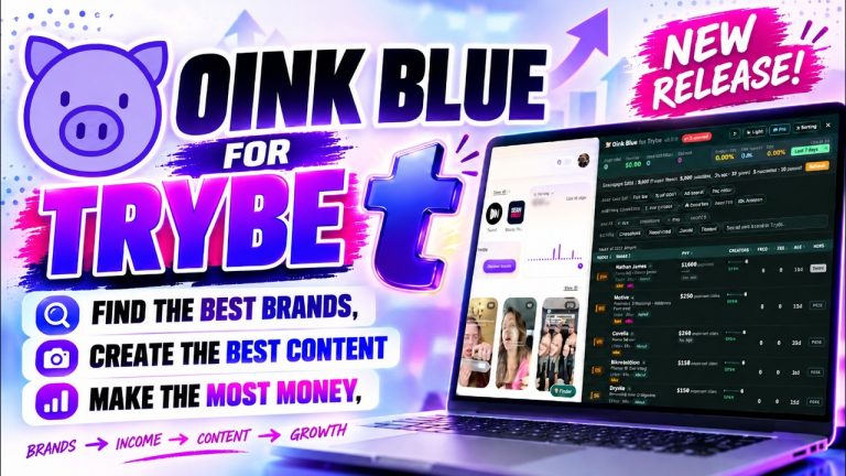 Oink Blue for Trybe: How to Find the Trybe Brands That Actually Pay (Scoring, Filters, and Amazon Cross-Posting)