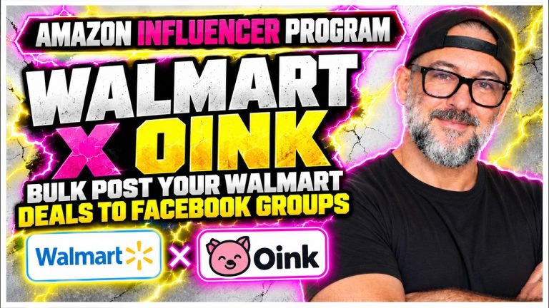 Walmart x Oink x Facebook: How to Bulk Post Walmart Deals to Your Facebook Deals Groups