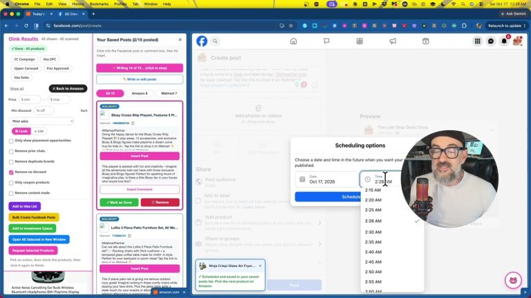 How I Post 15 Amazon and Walmart Deals to Facebook Groups in 20 Minutes With Oink (Full Real-Time Tutorial)